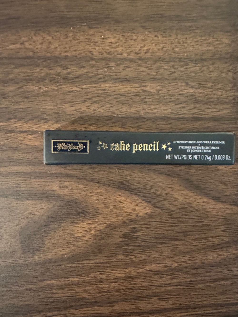 BNIB KVD Beauty Cake Pencil Eyeliner - Black Packaging (Travel Size)